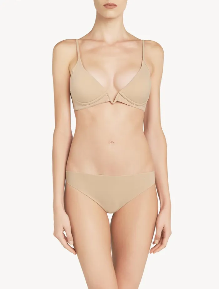 Women Bras La Perla Lattecoloured Nonwired Padded Triangle Vbra