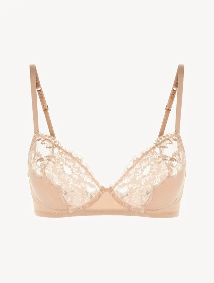 Women Bras La Perla Nude Cotton Nonwired Bra