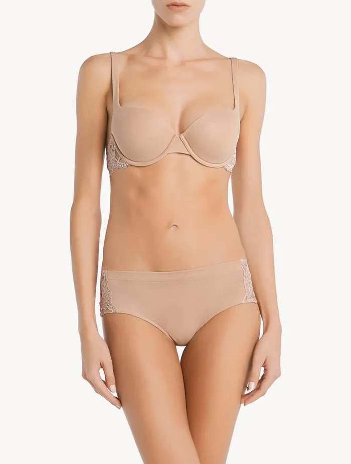 Women Bras La Perla Nude Cotton Tshirt Bra