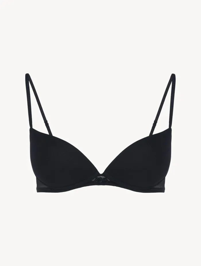 Women Bras La Perla Pushup Bra In Black Stretch Tulle