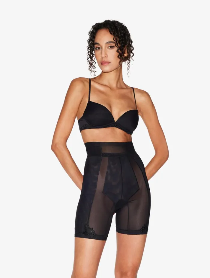 Women Bras La Perla Pushup Bra In Black Stretch Tulle