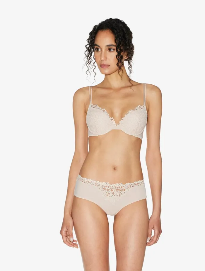 Women Bras La Perla Rose Beige Pushup Bra