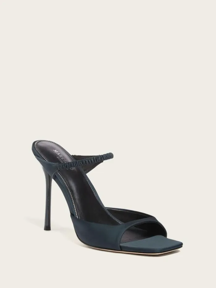 Women Brielle Satin Sandal Green Marciano Shoes