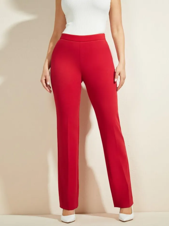 Women Brigitte Pant Samba Red Vibes Marciano Bottoms