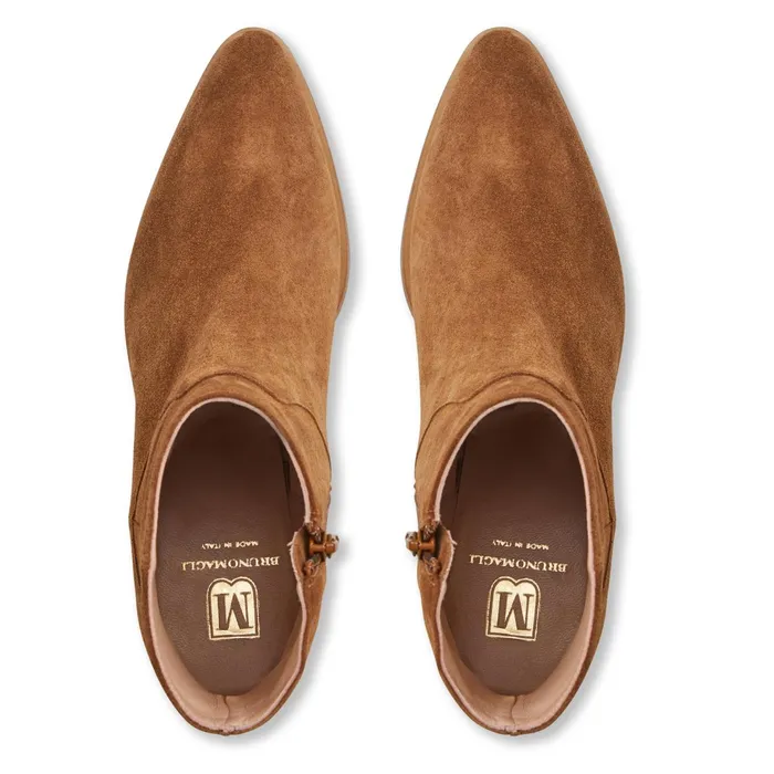 Women Bruno Magli Boots Fabiana Boot Cognac Suede