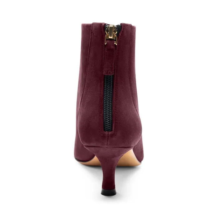 Women Bruno Magli Boots Francesca Boot BORDEAUX SUEDE
