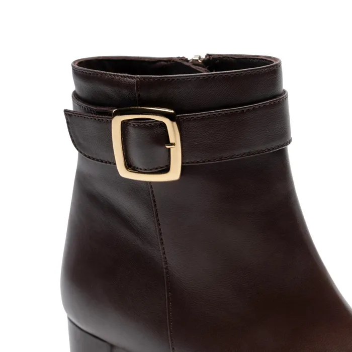 Women Bruno Magli Boots Petra Side Zip Boot Brown