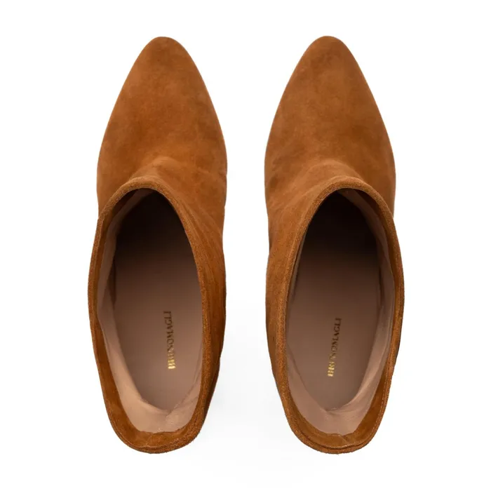 Women Bruno Magli Boots Pistoia Boot Cognac Suede