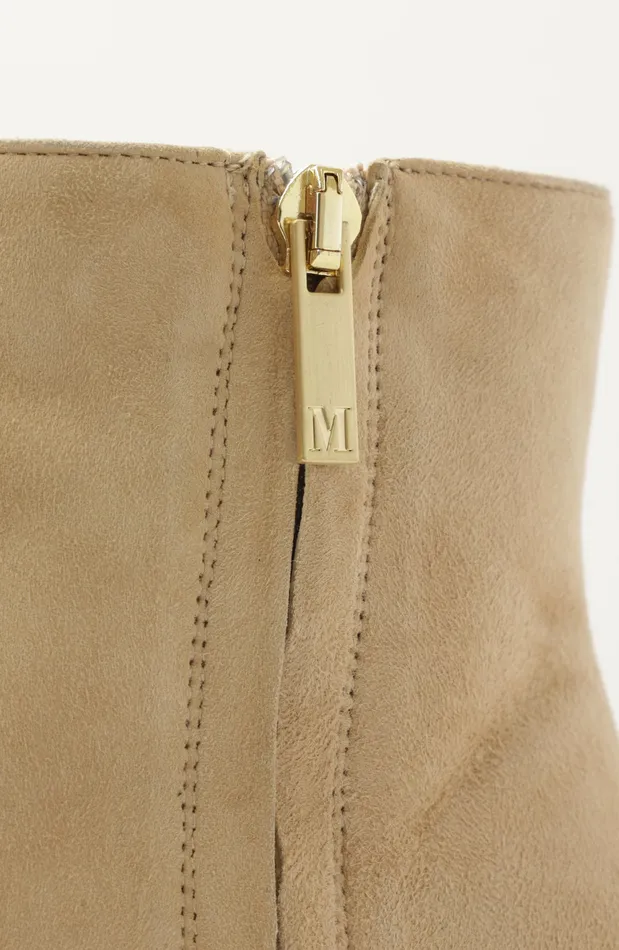 Women Bruno Magli Boots Vinny Suede Ankle Boot 8211 Noce