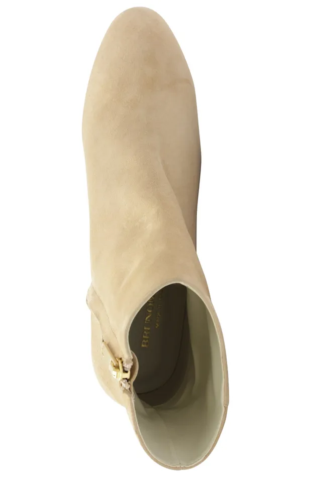 Women Bruno Magli Boots Vinny Suede Ankle Boot 8211 Noce