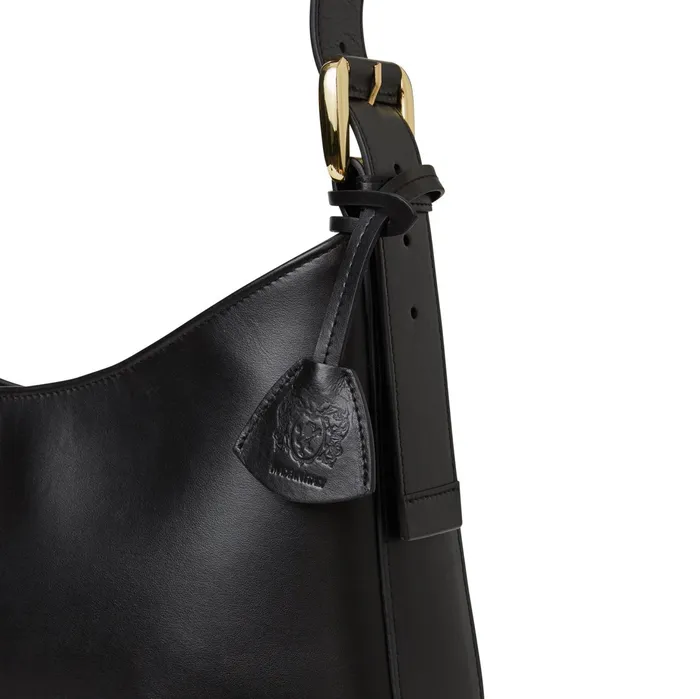 Women Bruno Magli Handbags Cora Hobo Handbag Black Nappa Leather