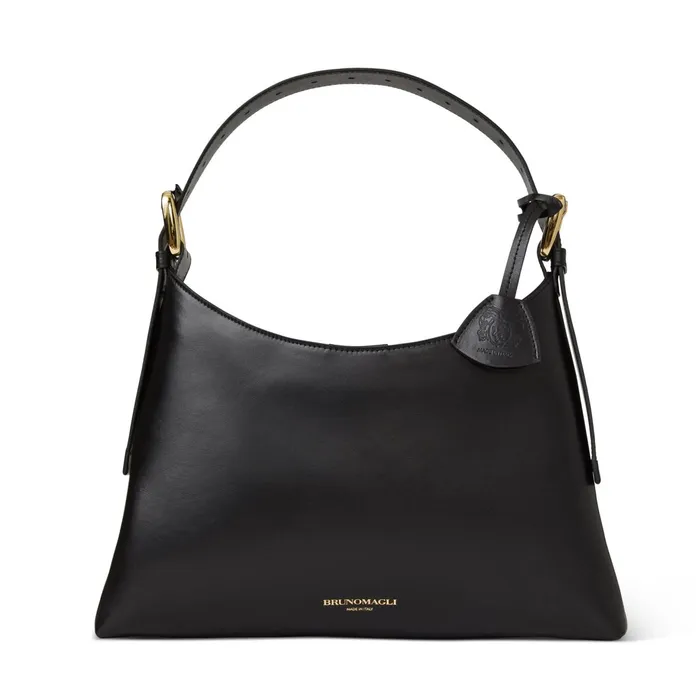 Women Bruno Magli Handbags Cora Mini Handbag Black Nappa Leather