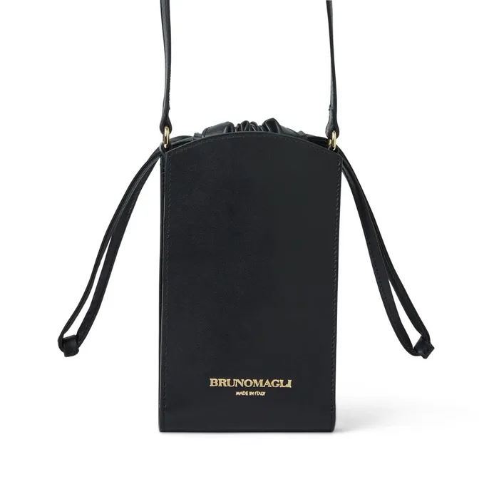 Women Bruno Magli Handbags Luna Black Handbag