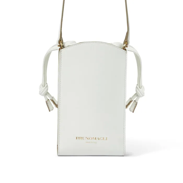 Women Bruno Magli Handbags Luna Off White Handbag
