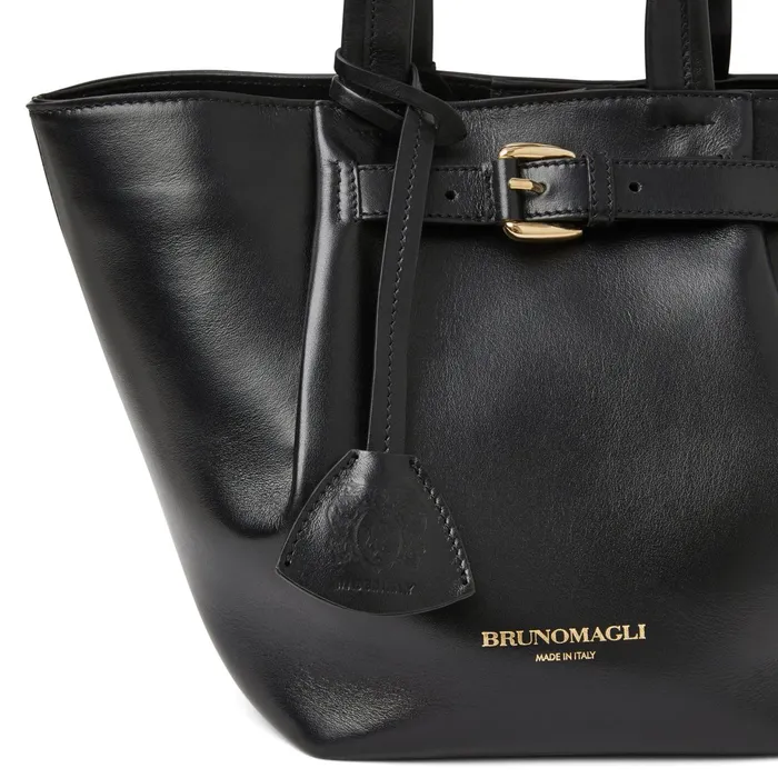 Women Bruno Magli Handbags Tessa Mini Tote Black Calf
