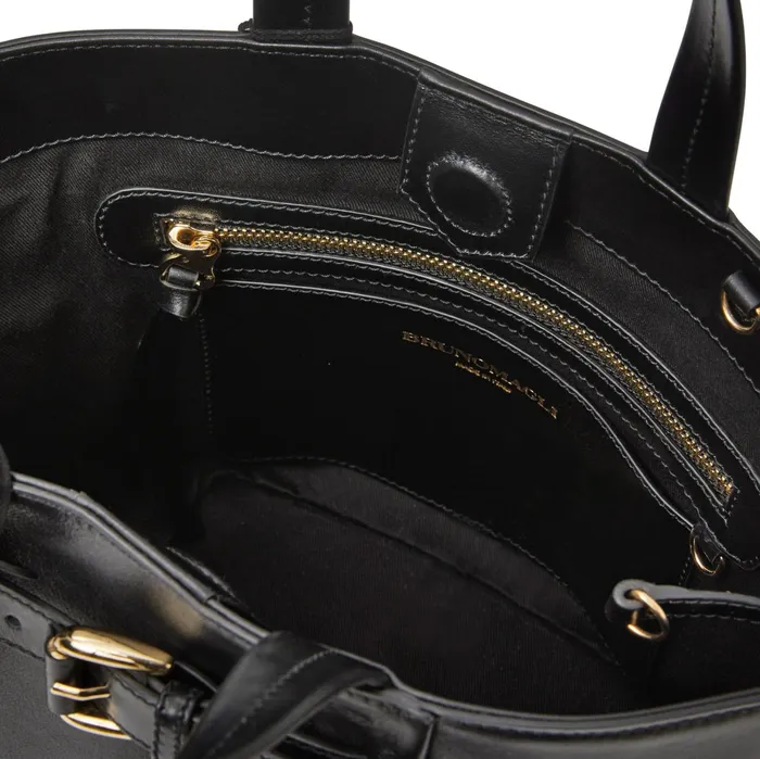 Women Bruno Magli Handbags Tessa Mini Tote Black Calf