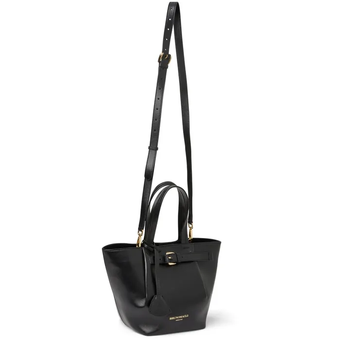 Women Bruno Magli Handbags Tessa Mini Tote Black Calf