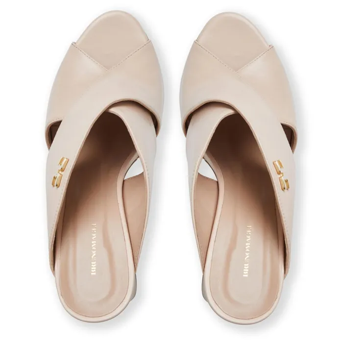 Women Bruno Magli Heels FATIMA Cross Band Heel BLUSH