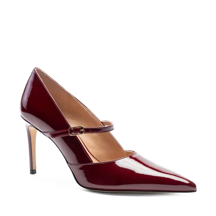 Women Bruno Magli Heels Prima Pump Bordeaux Patent