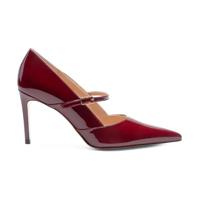 Women Bruno Magli Heels Prima Pump Bordeaux Patent