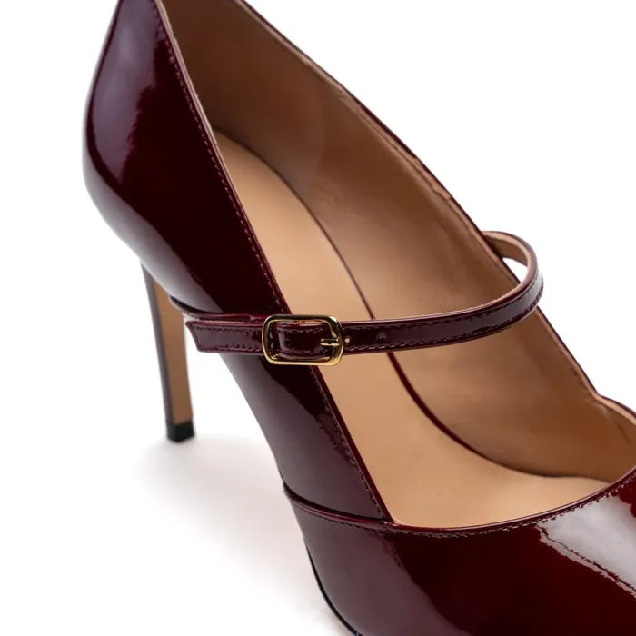 Women Bruno Magli Heels Prima Pump Bordeaux Patent