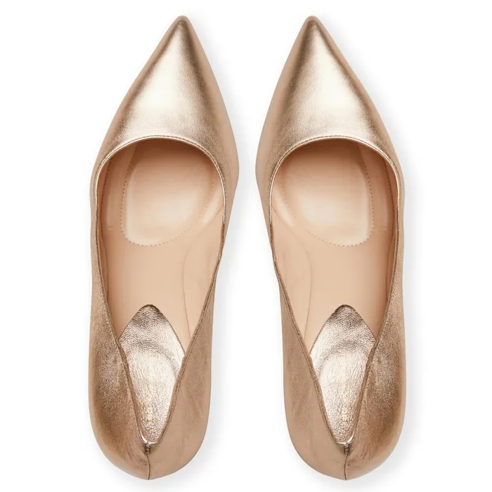 Women Bruno Magli Heels TARA Pump GOLD