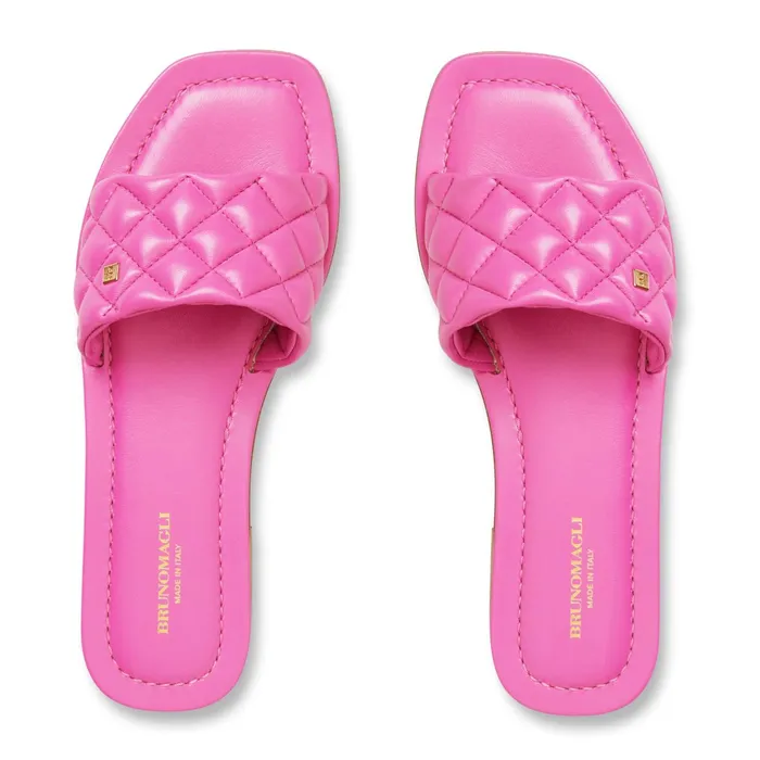 Women Bruno Magli Sandals and Slides AYLA 8211 MAGENTA