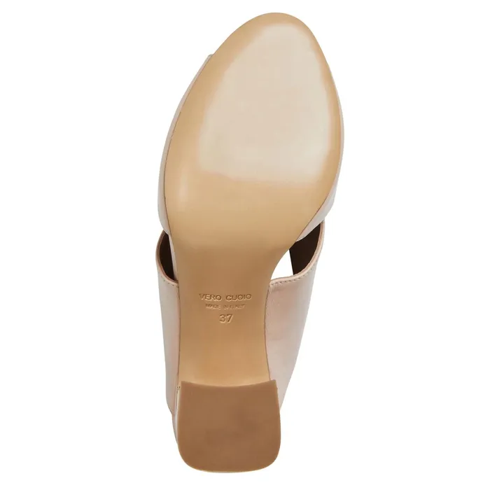 Women Bruno Magli Sandals and Slides FATIMA Cross Band Heel BLUSH