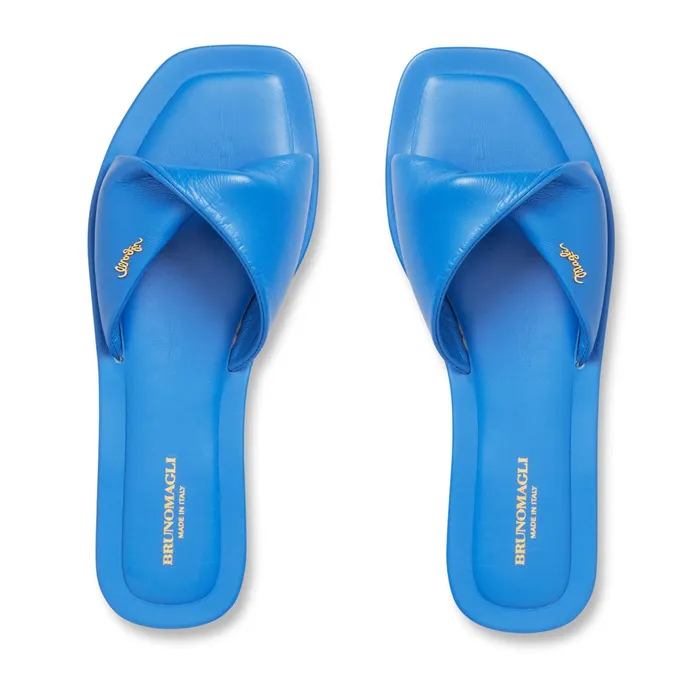 Women Bruno Magli Sandals and Slides FRANCIS 8211 COBALT BLUE