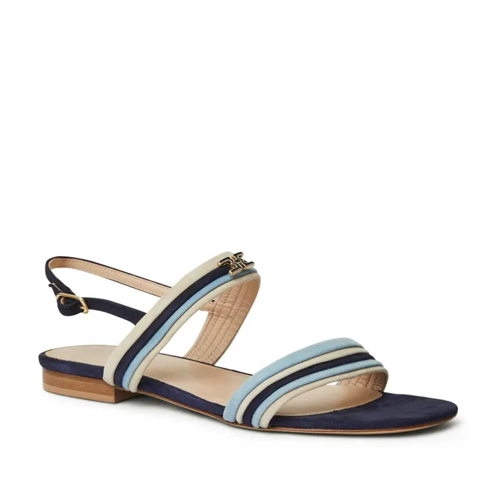 Women Bruno Magli Sandals and Slides PORTIA Sandal NAVYBLUESAND SUEDE
