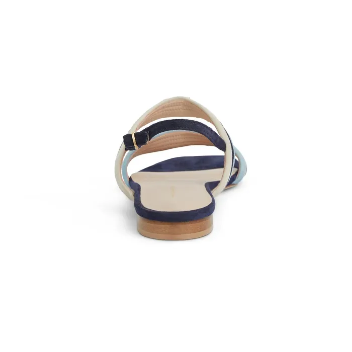 Women Bruno Magli Sandals and Slides PORTIA Sandal NAVYBLUESAND SUEDE