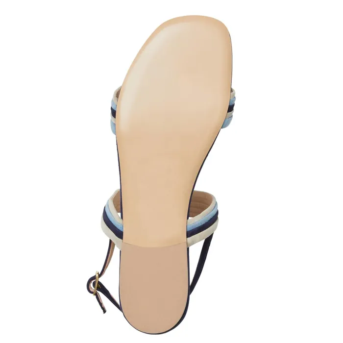 Women Bruno Magli Sandals and Slides PORTIA Sandal NAVYBLUESAND SUEDE