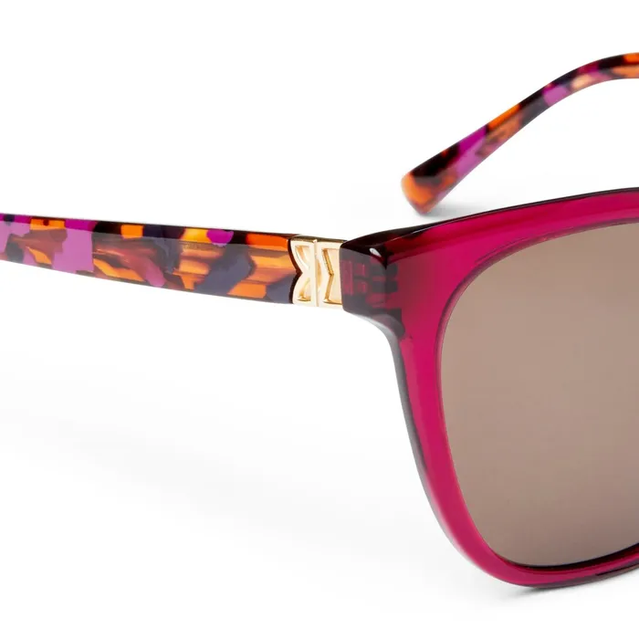 Women Bruno Magli Sunglasses Monas Limited Edition Oversized Sunglasses Red