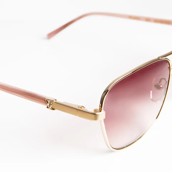 Women Bruno Magli Sunglasses Playa Aviator Sunglasses 8211 Gold