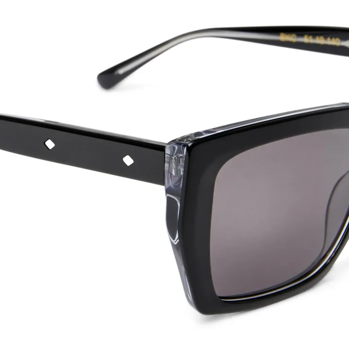 Women Bruno Magli Sunglasses Ricci Sunglasses Black Crystal