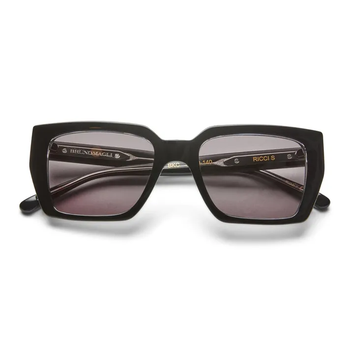 Women Bruno Magli Sunglasses Ricci Sunglasses Black Crystal