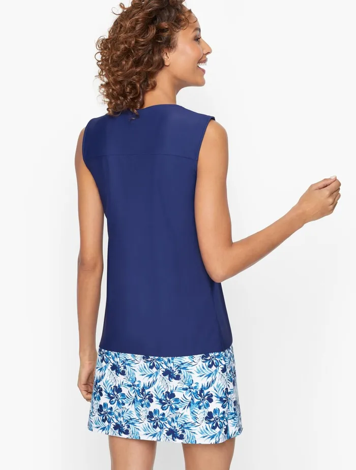 Women Cabana Life Talbots Cabana Life LaceUp Beach Dress India Ink Multi