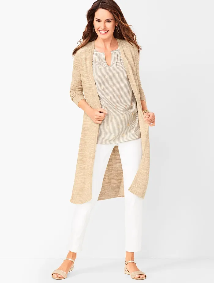 Women Cardigans And Jackets Talbots Lightweight Duster