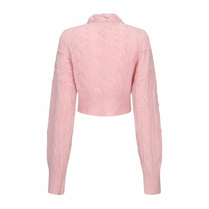 Women Carmen Diamond Knit Sweater Nana Jacqueline Knits