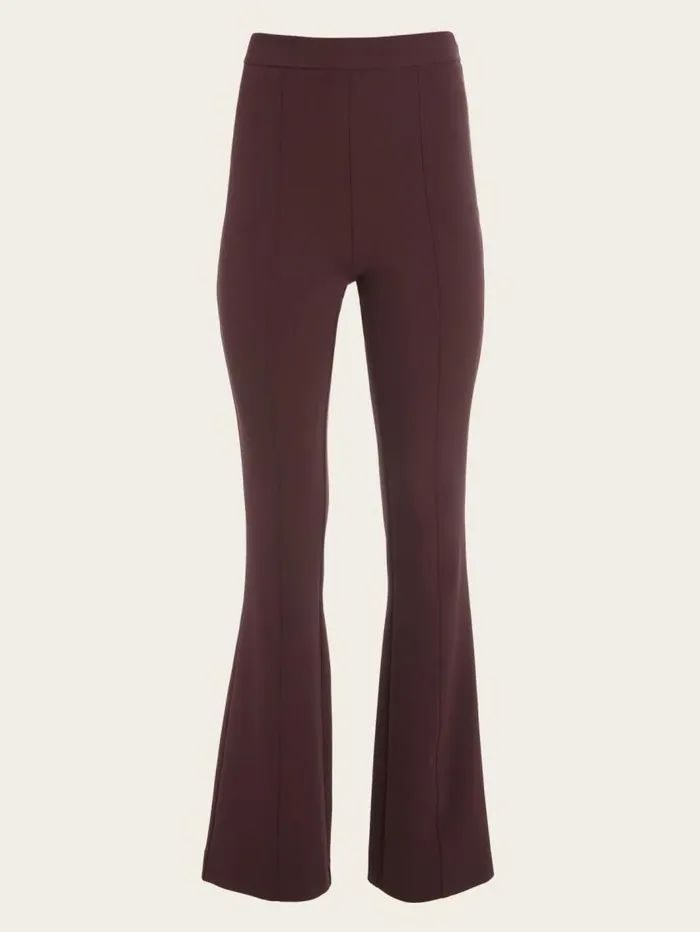 Women Chloe Flared Pant Dark Bourbon Marciano Bottoms Women Chloe Flared Pant Dark Bourbon Marciano Bottoms