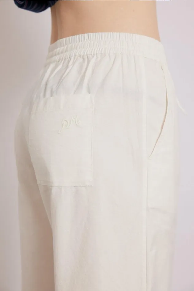 Women Coords Damson Madder Lana Trousers 8211 White Broderie