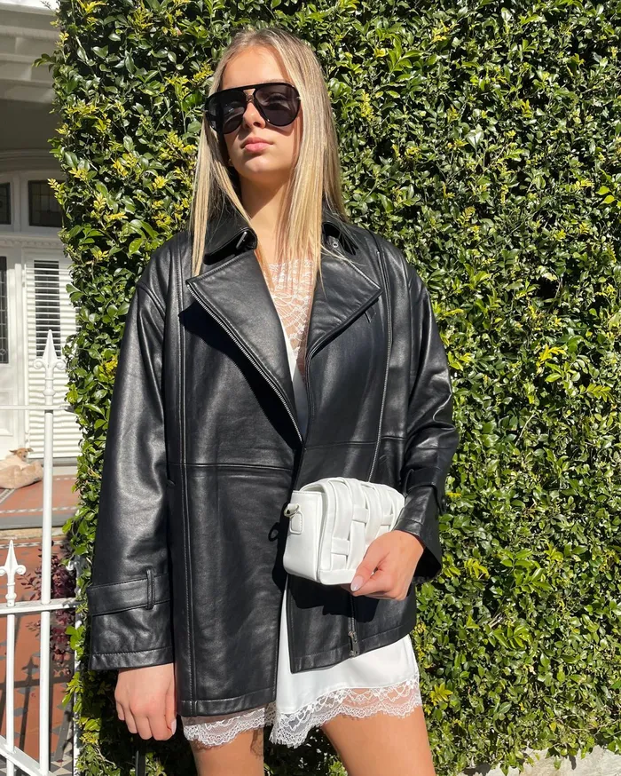 Women Coats and Jackets Belle and Bloom BFF Belted Leather Jacket