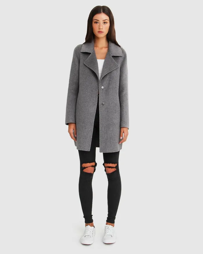 Women Coats and Jackets Belle and Bloom NEW FIT ExBoyfriend Wool Blend Oversized Jacket 8211 Dark Grey Women Coats and Jackets Belle and Bloom NEW FIT ExBoyfriend Wool Blend Oversized Jacket 8211 Dark Grey
