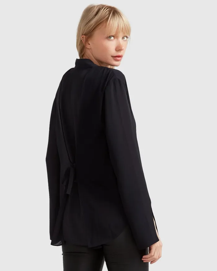 Women Coats and Jackets Belle and Bloom Sheer Genius Lightweight Blazer 8211 Black