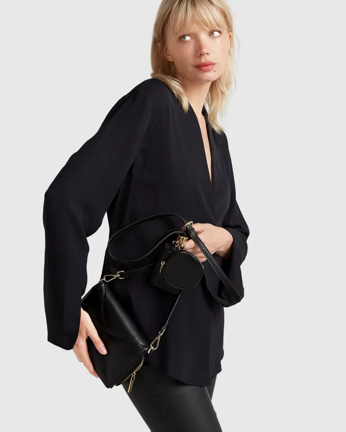 Women Coats and Jackets Belle and Bloom Sheer Genius Lightweight Blazer 8211 Black