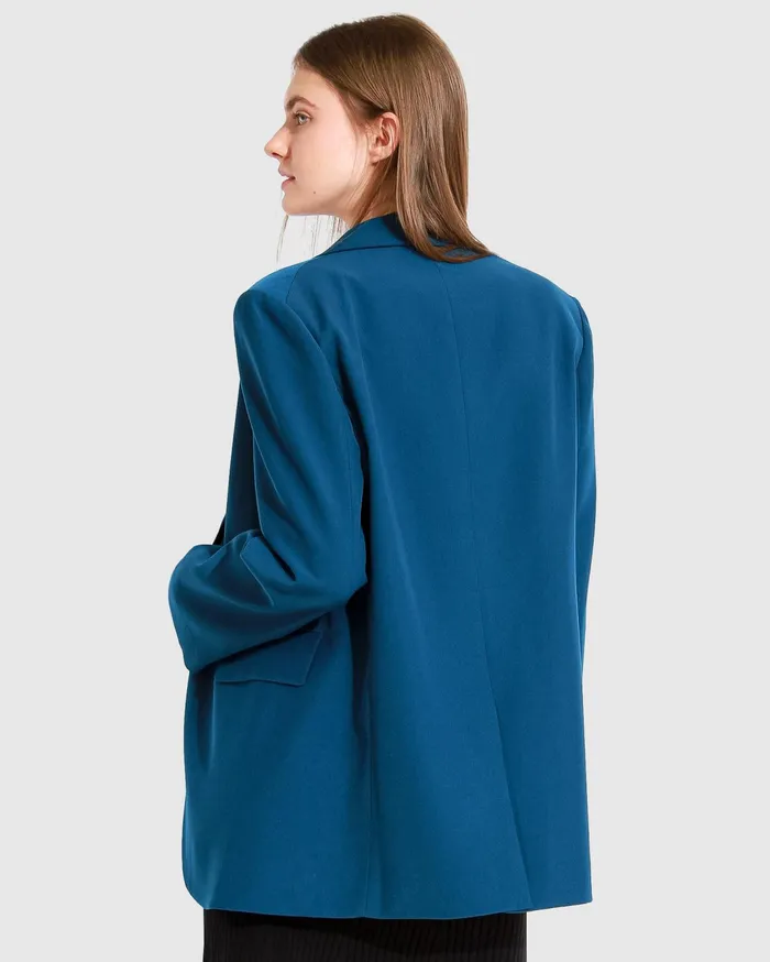 Women Coats and Jackets Belle and Bloom Unchained Heart Blazer 8211 Dark Teal