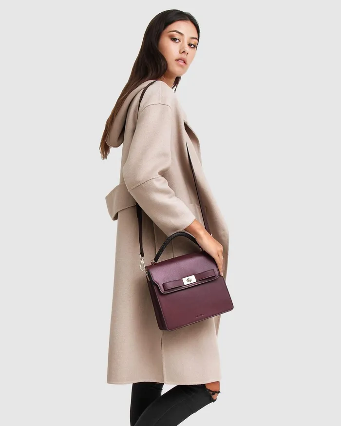 Women Coats and Jackets Belle and Bloom Walk This Way Wool Blend Oversized Coat 8211 Sand