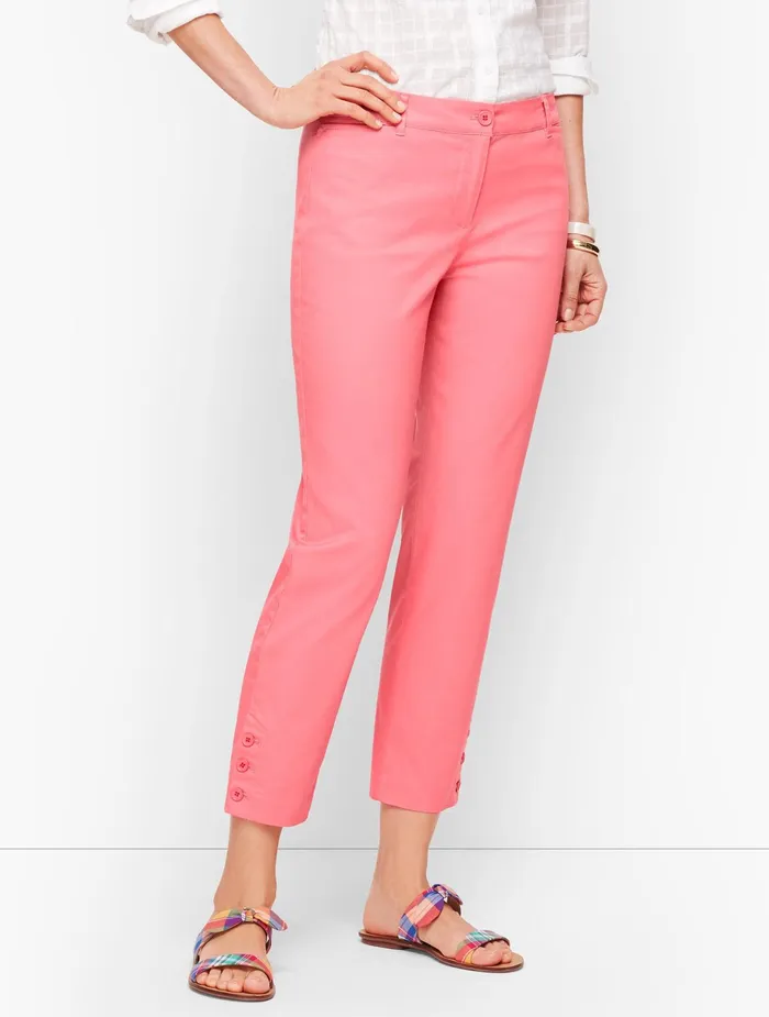 Women Crops Talbots Perfect Crop Pants Black