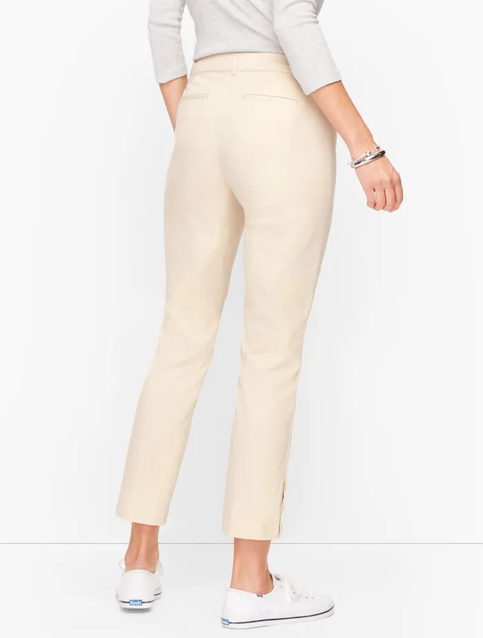 Women Crops Talbots Perfect Crop Pants Black