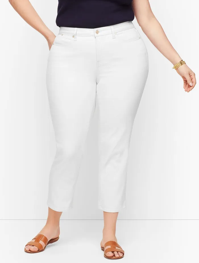 Women Crops Talbots Straight Leg Crop Jeans
